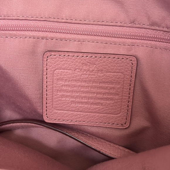 ⭐️SOLD⭐️ Coach 2way Pink F36675 Leather Kelsey Satchel Bag - Picture 4 of 8